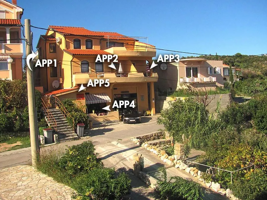 Apartments Damir 2838 Lopar
